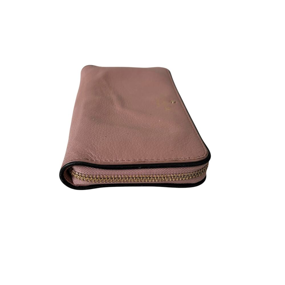 Kate Spade New York Cobble Hill Lacey Wallet Pink Mauve Leather Zip PWRU1801 - Picture 5 of 15
